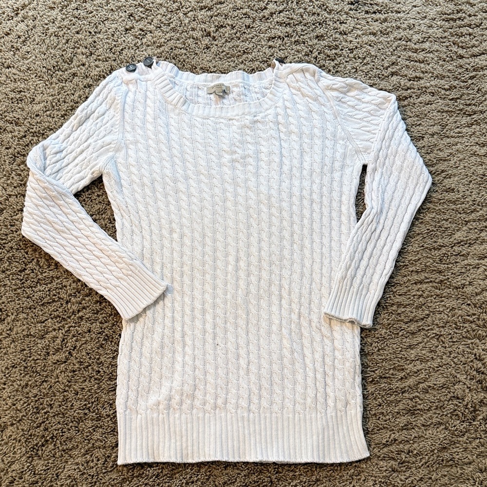 Burberry Cable Knit Sweater